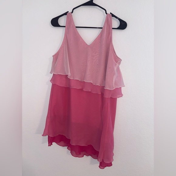 90s Y2k Zoey Beth Pink Flutter Mini Dress - Picture 4 of 9